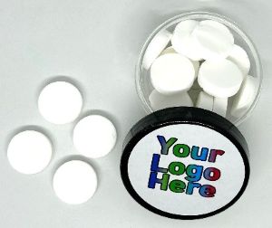 Promotional mint tablets